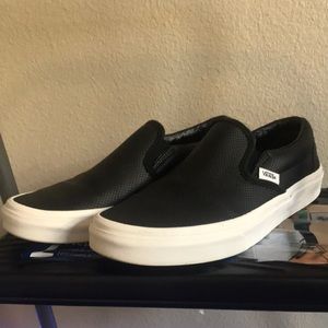 Vans perf leather slip-ons